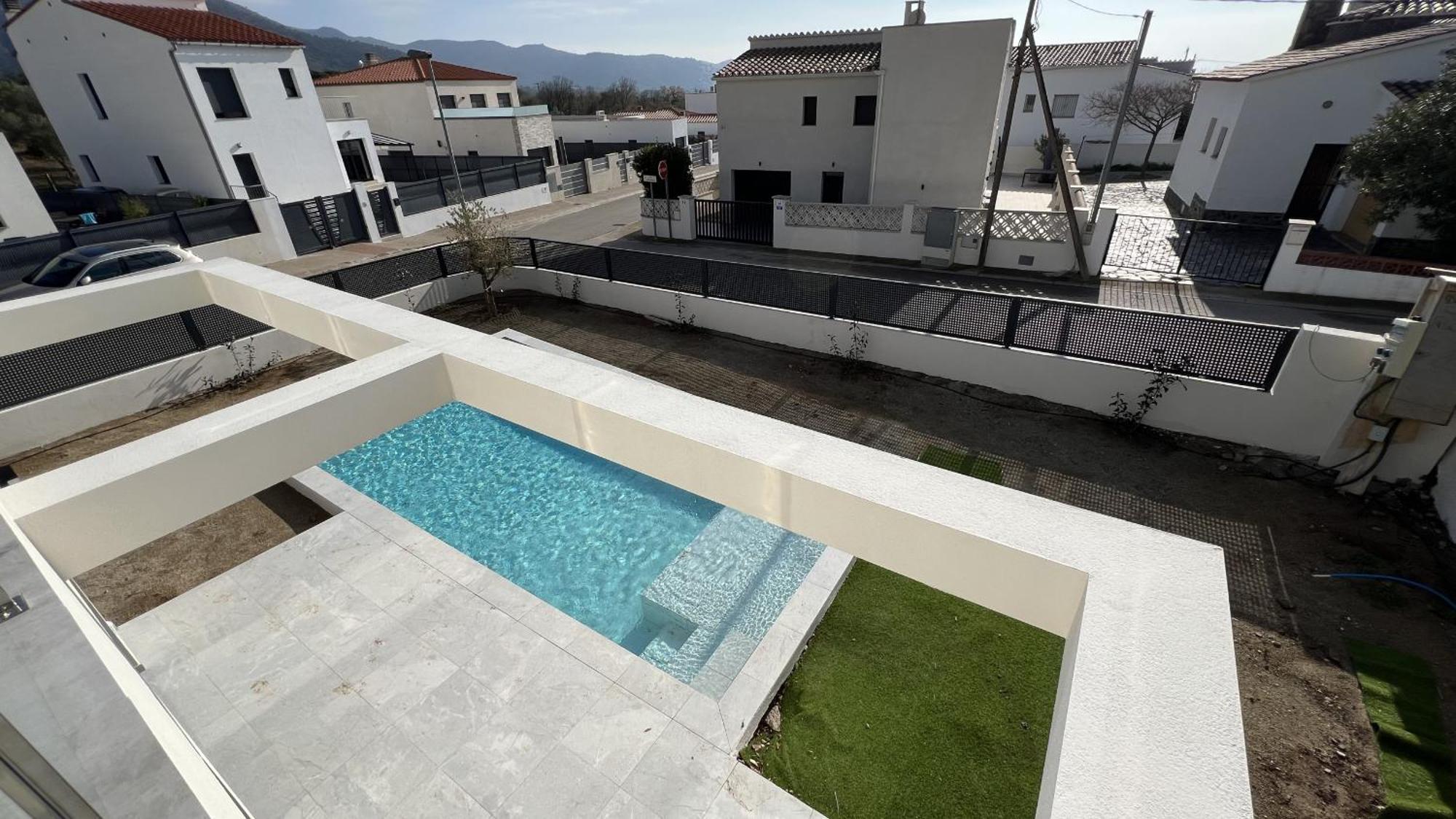 Casa Moderna Roses Con Piscina Y Jardin Mas Bosca, Roses Vila Palau Saverdera Exterior foto