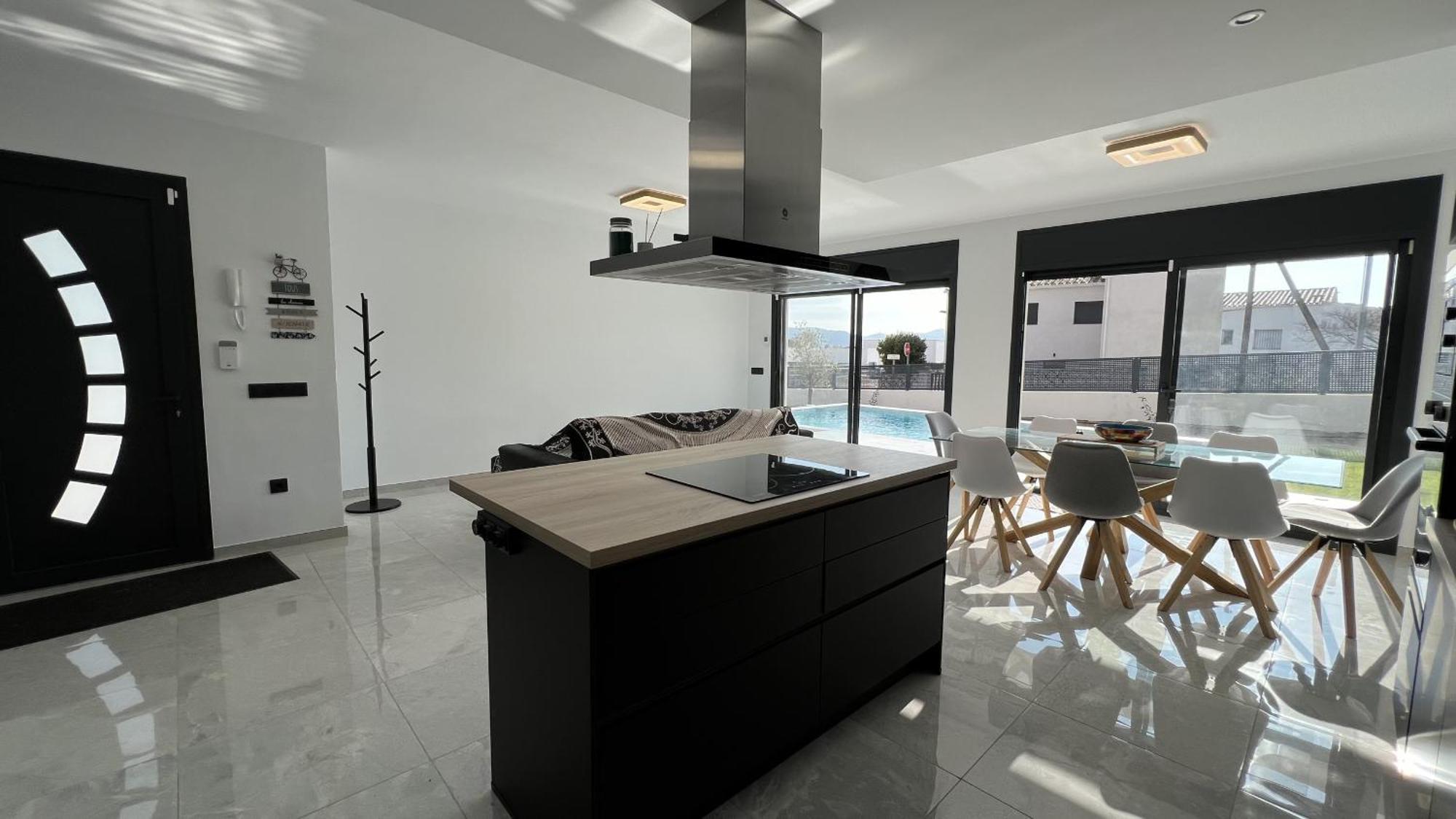 Casa Moderna Roses Con Piscina Y Jardin Mas Bosca, Roses Vila Palau Saverdera Exterior foto
