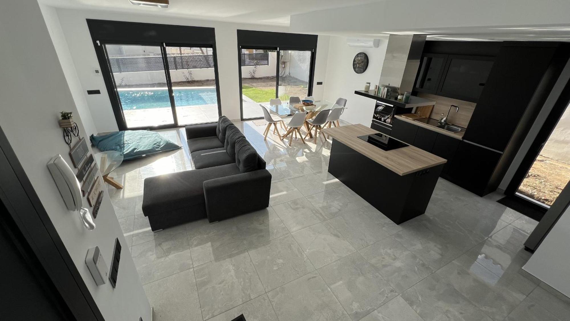 Casa Moderna Roses Con Piscina Y Jardin Mas Bosca, Roses Vila Palau Saverdera Exterior foto